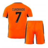 Otroški Nogometni dresi Inter Milan Juan Cuadrado #7 Tretji 2023-24 Kratek Rokav (+ Kratke hlače)
